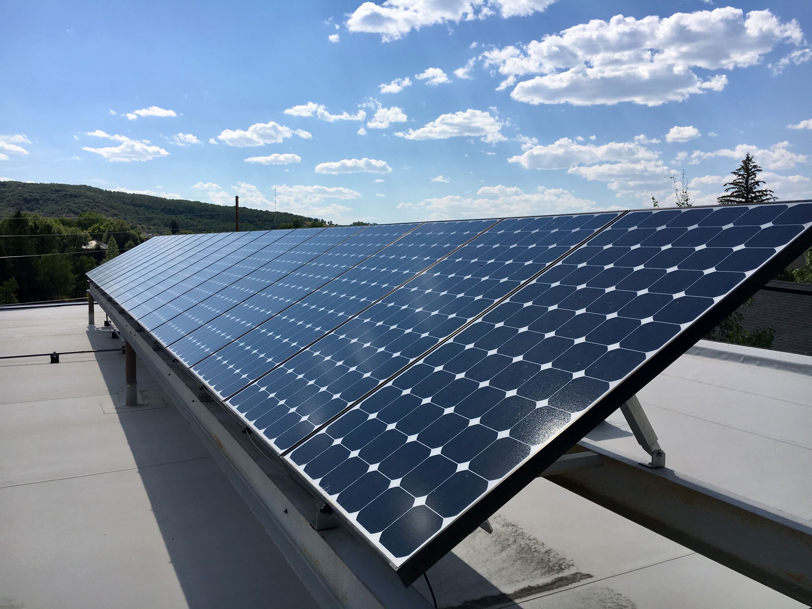 Bud Werner Memorial Library Solar Panel in Steamboat Springs